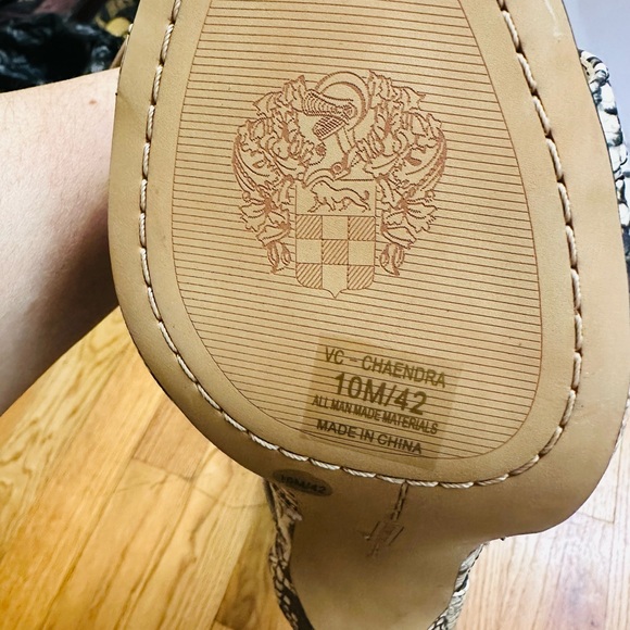 Vince Camuto Snake Chaendra Over Knee Cut Out Stiletto Sandals Heels - Picture 6 of 9